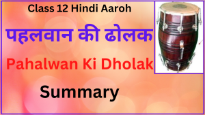 Pahalwan Ki Dholak Class 12 Summary