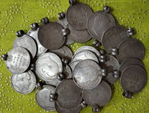kumaoni jewellery ,coin ornament 