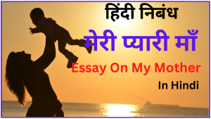 Essay On My Mother in Hindi 