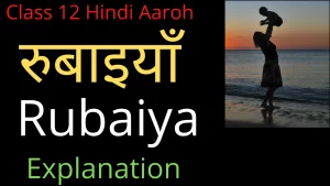 Rubaiyan Class 12 Explanation