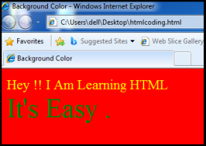 How To Set Background Color Or Image In HTML In Hindi